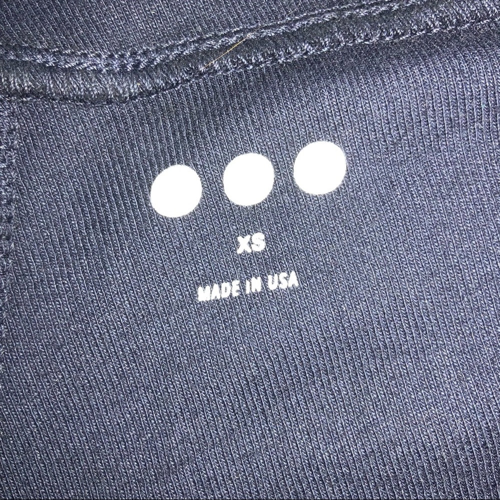 Three Dots Navy Blue Short Sleeve Dress - Picture 6 of 7